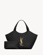 YSL ICARE Medium in quilted nappa - Image 3